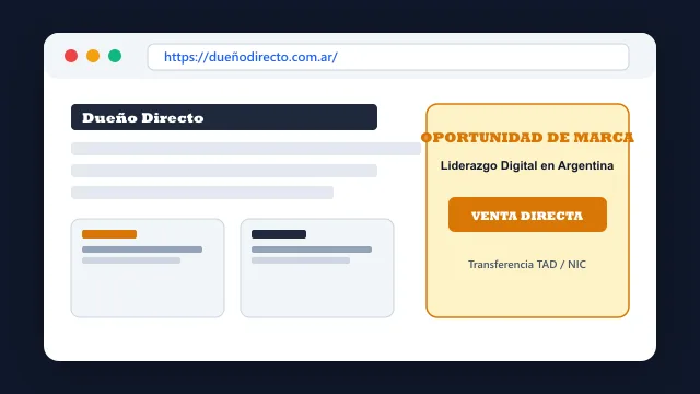 Modelo de aplicación comercial y proyectos digitales para dueñodirecto.com.ar